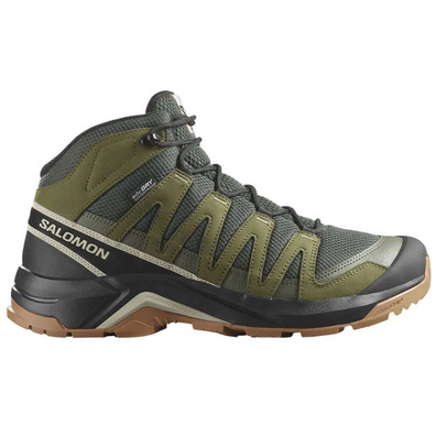 Bota Salomon X-Adventure Recon Mid GTX Verde/Negro