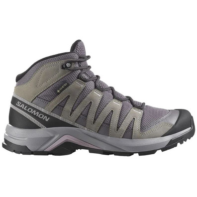 Bota Salomon X-Adventure Recon W Mid GTX Gris