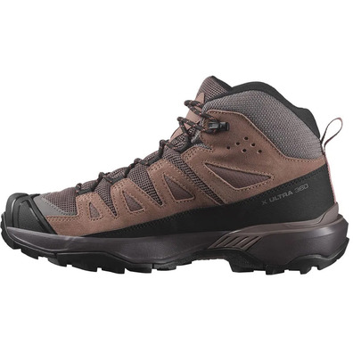 Bota Salomon X Ultra 360 Ltr Mid Gtx W Marrón