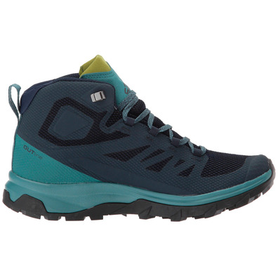 Botas Salomon Outline Mid GTX W Marino/Turquesa