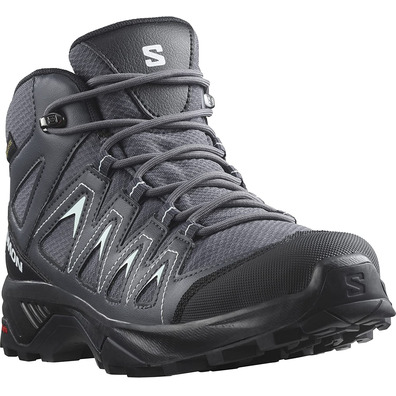 Botas Salomon X Braze Mid GTX W Gris/Negro