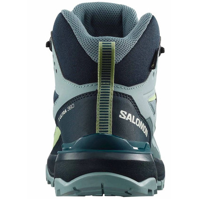 Botas Salomon X Ultra 360 Mid GTX W Aguamarina/Verde