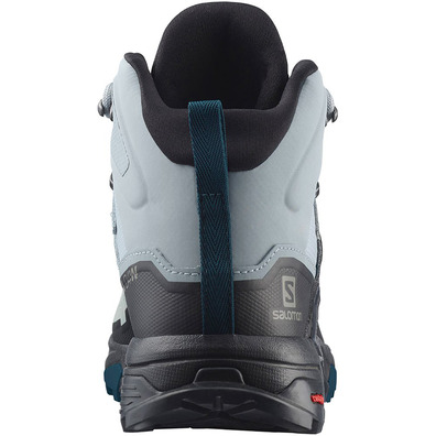 Botas Salomon X Ultra 4 Mid Wide GTX W Gris/Azul