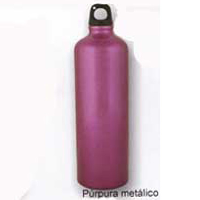 Cantimplora Aluminio Brillo 1 Litro Violeta