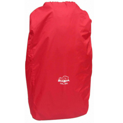 Cubremochilas Inesca 15 - 30 litros Rojo