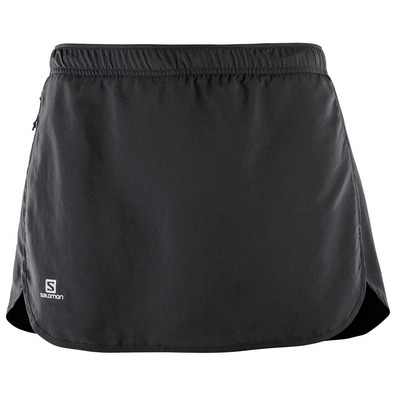 Falda Salomon Agile Skort W Negro