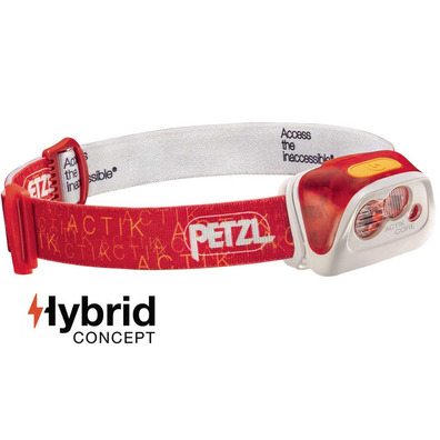 Frontal Petzl Actik Core Rojo