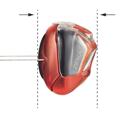 Frontal Petzl Zipka Rojo