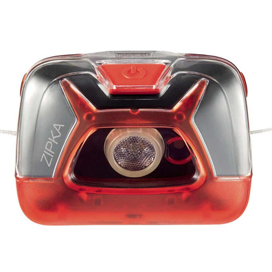 Frontal Petzl Zipka Rojo