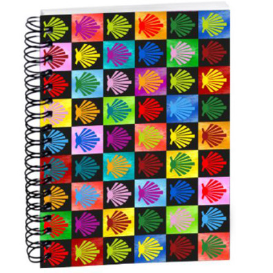 Libreta Conchas de colores