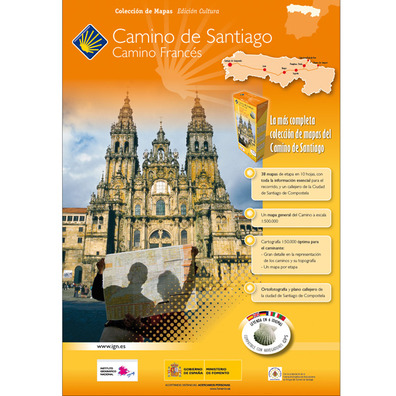 Mapa Camino Santiago por etapas