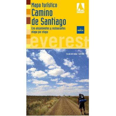 Mapa turístico del Camino de Santiago 2010