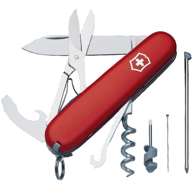 Navaja Victorinox Compact 14 usos 91 mm Rojo granate