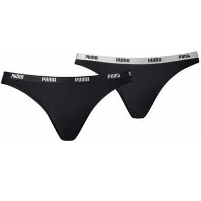 Pack 2 Braga Bikini Puma Negro