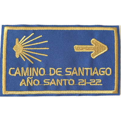 Parche bordado Camino Santiago Año Santo 21-22