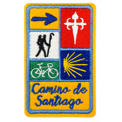 Parche Símbolos Camino de Santiago Multicolor