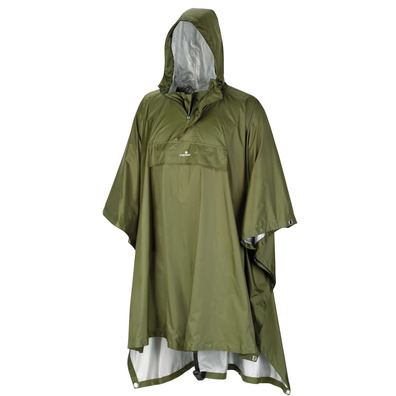 Poncho Ferrino Todomodo Ripstop Verde kaki