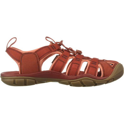 Sandalia Keen Clearwater CNX W Rojo/Coral