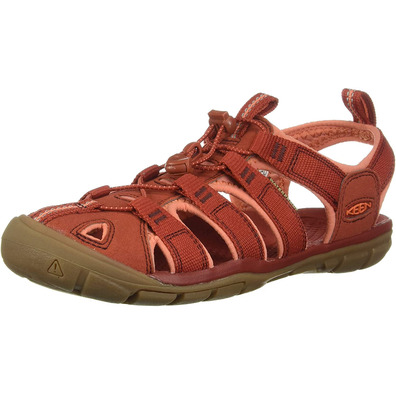 Sandalia Keen Clearwater CNX W Rojo/Coral