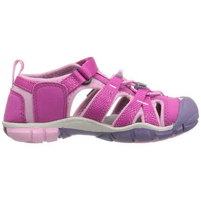 Sandalia Keen Seacamp II CNX Kids Fucsia