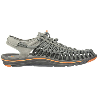 Sandalia Keen Uneek Flat Gris/Naranja