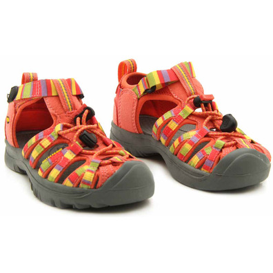 Sandalia Keen Whisper Children Coral Multi