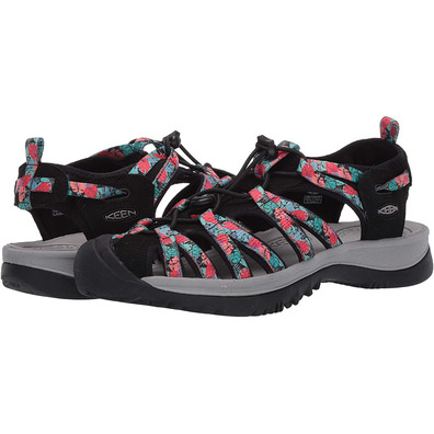 Sandalia Keen Whisper W Negro/Azul/Coral