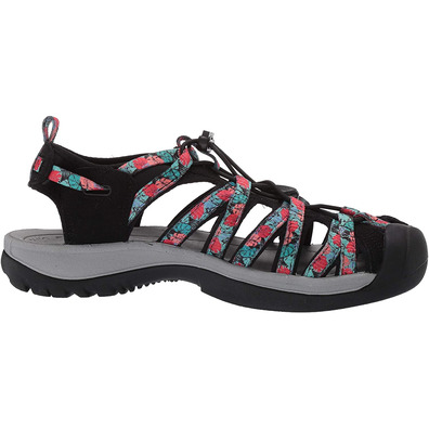 Sandalia Keen Whisper W Negro/Azul/Coral