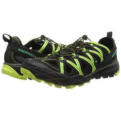 Sandalia Merrell Choprock Shandal Negro/Lima