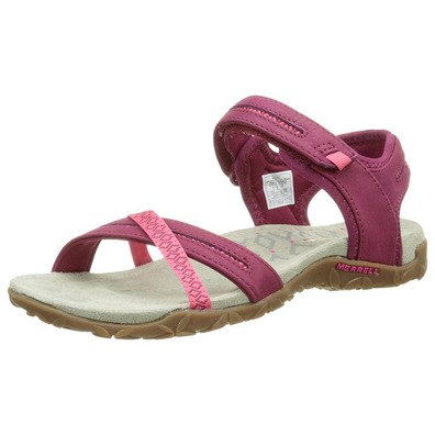 Sandalia Merrell Terran Cross II Fucsia