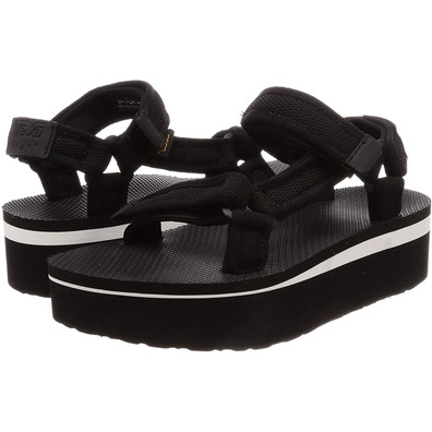 Sandalia Teva Flatform Universal W Mesh Print Negro