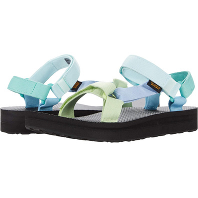 Sandalia Teva Midform Universal W Azul/Verde