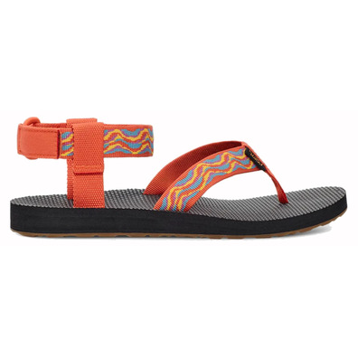 Sandalia Teva Original Revive W Naranja/Azul