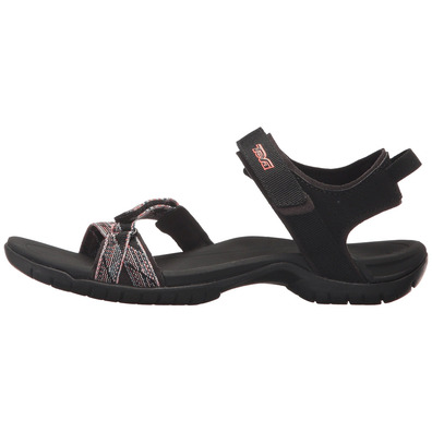 Sandalia Teva Verra W Negro/Coral