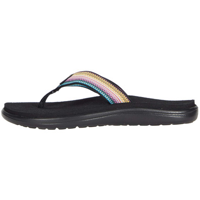 Sandalia Teva Voya Flip W Negro/Multicolor