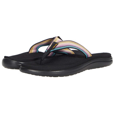 Sandalia Teva Voya Flip W Negro/Multicolor