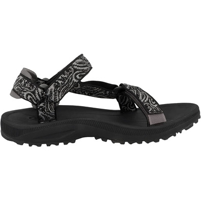 Sandalia Teva Winsted W Gris/Negro/Blanco