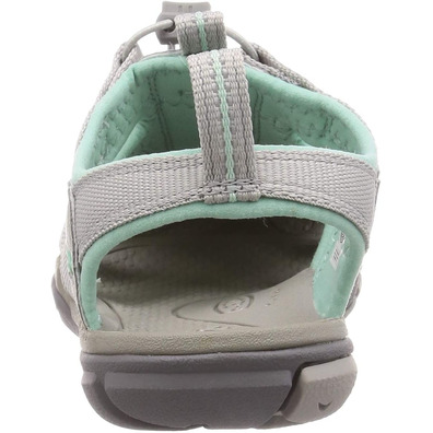 Sandalias Keen Clearwater CNX W Gris/Turquesa