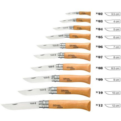 Set Opinel Tradición Carbono 10 navajas