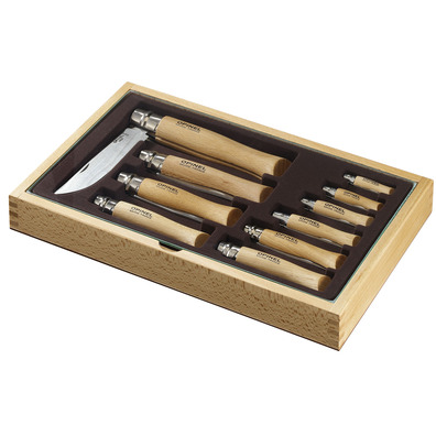 Set Opinel Tradición Inox 10 navajas