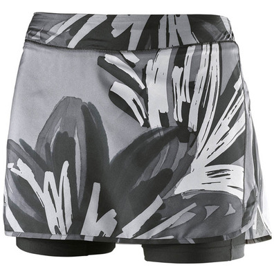 Short Salomon Agile Skort Gris/Negro