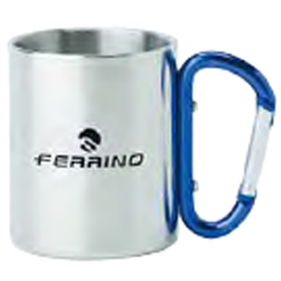 Taza Ferrino Inox con Mosquetón en Asa