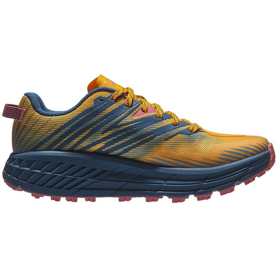 Zapatilla Hoka Speedgoat 4 W Amarillo/Gris