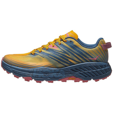 Zapatilla Hoka Speedgoat 4 W Amarillo/Gris