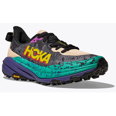 Zapatilla Hoka Speedgoat 6 Gris/Verde/Morado