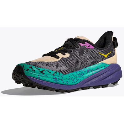 Zapatilla Hoka Speedgoat 6 Gris/Verde/Morado