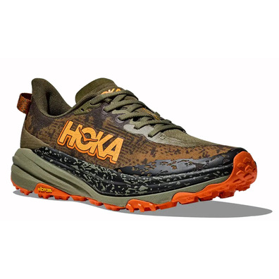 Zapatilla Hoka Speedgoat 6 Oliva/Naranja