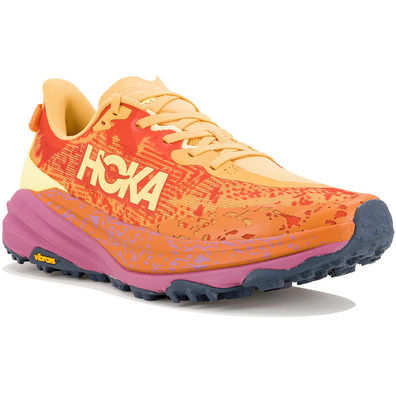 Zapatilla Hoka Speedgoat 6 Rojo/Naranja/Malva