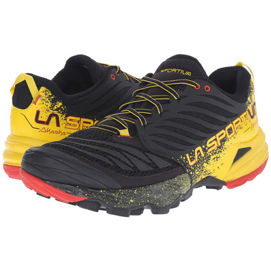 Zapatillas La Sportiva Akasha Negro/Amarillo