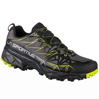 Zapatilla La Sportiva Akyra GTX Gris/Verde Lima